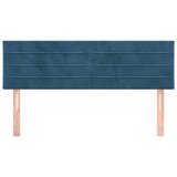  Uzglavlja 2 kom tamnoplava 72 x 5 x 78/88 cm baršunasta | shoptok.hr