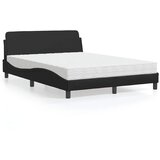  Krevet s madracem Dover crni 120 x 200 cm od umjetne kože | shoptok.hr