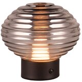Tri O Crna/siva LED stolna lampa s mogućnosti zatamnjivanja sa staklenim sjenilom (visina 14,5 cm) Earl – | shoptok.hr