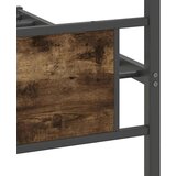  Posteljni okvir brez vzmetnice hrast 100x190 cm inženirski les, (21829613) | Shoptok.si