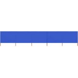  Vjetrobran s 5 panela od tkanine 600 x 80 cm azurno plavi | Eponuda.com