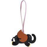 INF Usnjeni obesek za ključe Slon Black, (21778905) | Shoptok.si