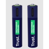 Trust Punjive baterija USB-C 2P - AAA/ (2 kom)/ crna