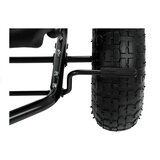  Go-Kart na pedale A-15 s pumpanim kotačima - crni | shoptok.hr