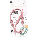Saro Baby Silicone Catch-All Hanger silikonska verižica Pink 1 kos | Shoptok.si