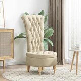  Fotelja sa zaštitom Krema 56,5 x 70 x 110 cm tkanina | shoptok.hr