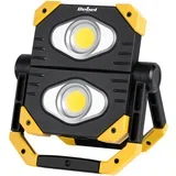 aku. gradbeni dvojni reflektor LED COB 19W USB powerbank