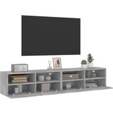 vidaXL Zidni TV ormarići 2 kom siva boja betona 80 x 30 x 30 cm drveni | shoptok.hr