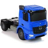 Lean Toys Velik tovornjak na daljinsko upravljanje Mercedes Arocs moder 1:20 kontejner dolžine 58 cm | Shoptok.si