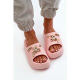 Boto Women's Lightweight Foam Slides with Pink Decorations Orchia | shoptok.hr