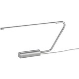 Trio Select LED namizna svetilka v srebrni barvi (višina 33 cm) Olea – | Shoptok.si