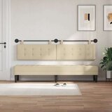  Držeće uzglavlje Zidne Krema 210 x 55 x 5 cm tkanina - Krema 200 cm bez LED | shoptok.hr