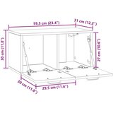 TV Omarica za TV, ki jo lahko montiraš na steno Artisan hrast, (5000210507) | Shoptok.si