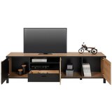 Mömax tv-element hayato, barva hrasta, črna | Shoptok.si