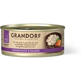 Cat konzerva za mačke Grain Free - Pileće grudi & losos 70g
