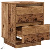  Noćni ormar s ladicama 2 pcs Staro drvo 39 x 34,5 x 50 cm | Eponuda.ba