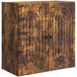 vidaXL Omara za steno Dimljen hrast 59 x 31 x 60 cm Inženirski les, (5000246893) Cene