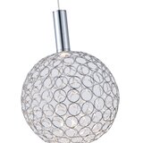  LED luster na sajli PERFORATO LED/6,3W/230V 3000K sjajni hrom, prečnik 20 cm | Eponuda.com