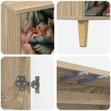  Kreveta BORNE Sonoma 102 x 33 x 75 cm Konstruirano drvo Slike