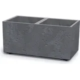Case Beton Effect cvetlično korito, marengo siva - 77 x 38,5 cm