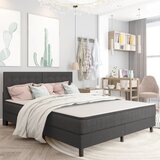 vidaXL Taftirano uzglavlje od tkanine tamnosivo 160 x 200 cm Cijene