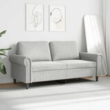  Dvosjed Svjetlosiva 140 cm baršunasti | shoptok.hr