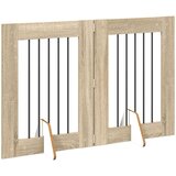  Vrata za pse s postoljem 2 pcs Hrast sonoma 60 x 80 cm | Eponuda.com