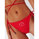 Karl Lagerfeld Bikini hlačke rdeča / črna / bela | Shoptok.si