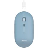 Trust brezžična miška Bluetooth za polnjenje Puck - modra 24126 | Shoptok.si