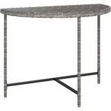 vidaXL Vrtni stol sivi 100 x 50 x 75 cm od poliratana | shoptok.hr