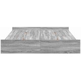  s ladicama Siva Sonoma 150 x 200 cm Konstruirano drvo | shoptok.hr