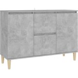 Maison Chic Komoda - Predalnik betonsko siva 101x35x70 cm inženirski les, (21721309) | Shoptok.si