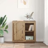 vidaXL Kreveta hrast artisan 40 x 80 x 75 cm Konstruirano drvo | shoptok.hr