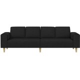 Kauč za dnevni boravak Crna 250 x 77 x 76 cm Poliester | shoptok.hr