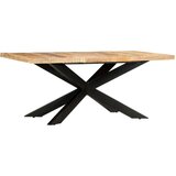  Jedilna miza 180x90x76 cm trden mangov les | Shoptok.si
