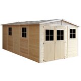 Timbela Lesena vrtna hiša - H226x324x516 cm/15 m² - Panelna konstrukcija, Vrtna lopa brez podov - M337, (21922361) Cene
