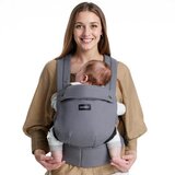 Momcozy nosilka za dojenčke sive barve iz bombaža, BC001-GR12NB-A | Shoptok.si