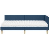  Kutni krevetni okvir s madracem Ostalo 2 kom. Plava tkanina | shoptok.hr