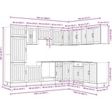  14-dijelni set kuhinjskih ormarića Lucca konstruiranog drva | Eponuda.com