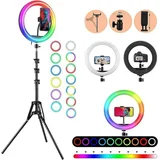 MJ26 RGB LED Ring Light Tripod Stalak