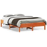  Okvir kreveta bez madraca voštano smeđi 140x190 cm od borovine | shoptok.hr