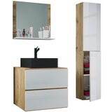 MID.YOU kopalnica lendas l, medeni hrast, bela | Shoptok.si