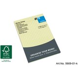  Blok samolepilnih lističev pastel rumena karo 100 x 150 100l 5669-01-K, (20378936) | Shoptok.si