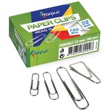 Forpus Sponke za papir, srebrne triangel, 25 mm - FO60908 | Shoptok.si