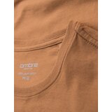 Ombre BASIC men's classic cotton T-shirt - brown | shoptok.hr