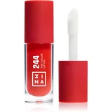 3INA The Color Lip Oil hidratantno ulje za usne nijansa 244 - Classic Rich Red, sheer 4 ml