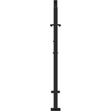  Vrtna vrata crna 100x100 cm Čelični dizajn svjetla | shoptok.hr