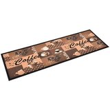  Kuhinjski tepih s uzorkom kave perivi smeđi 60 x 180 cm | shoptok.hr