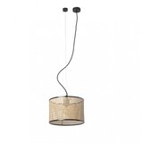Faro 64314-48 - Luster na sajli MAMBO 1xE27/15W/230V ratan/crna Cene