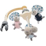 Momi otroški vrtiljak z igračami Kiki, vrtenje, 4 igrače, 6 melodij | Shoptok.si